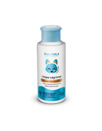 Limpa Lagrimas Vegano para Cães e Gatos Melhor Cuidado – 100ml