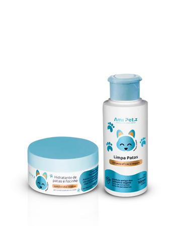 Kit Minha Patinha Hidratante de Patas e Limpa Patas